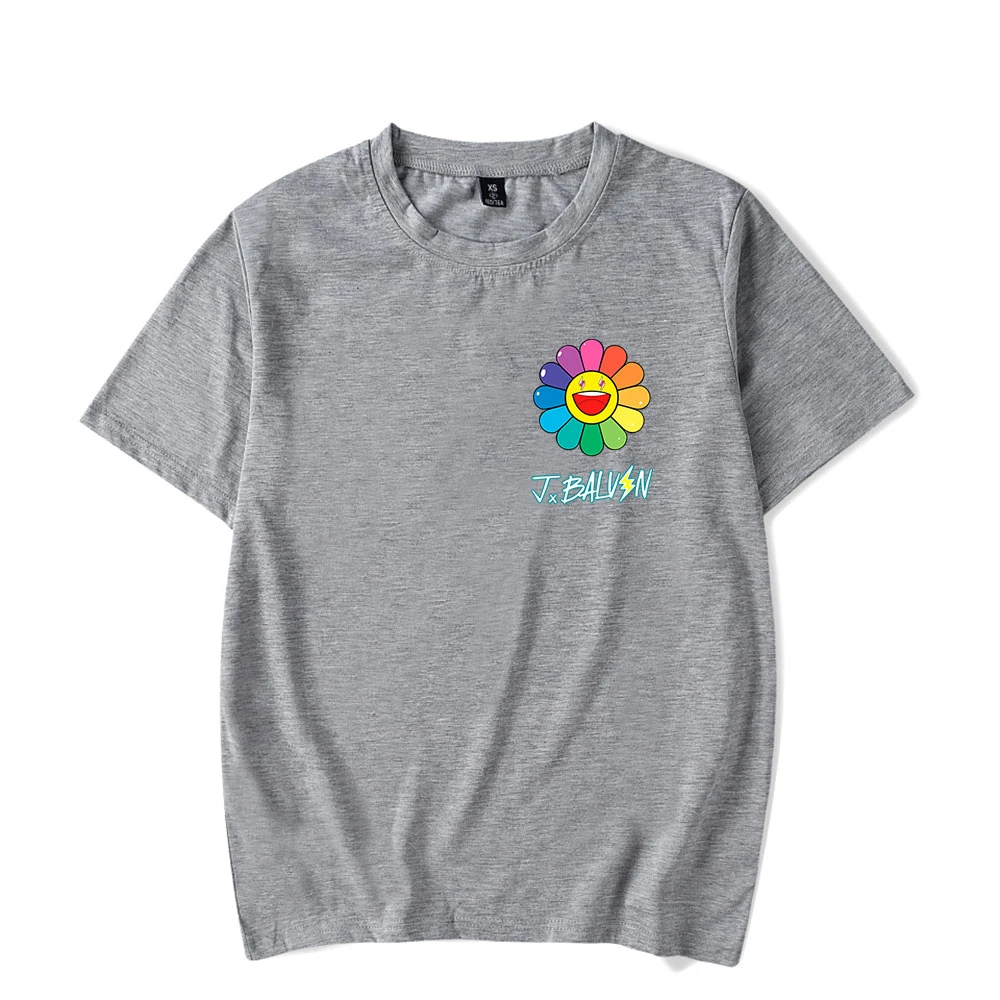 

2021 J BALVIN Tshirt Colors Fashion Clothing Child Men T-shirt Women Short Sleeve Tshirts Casual Street Summer Tops