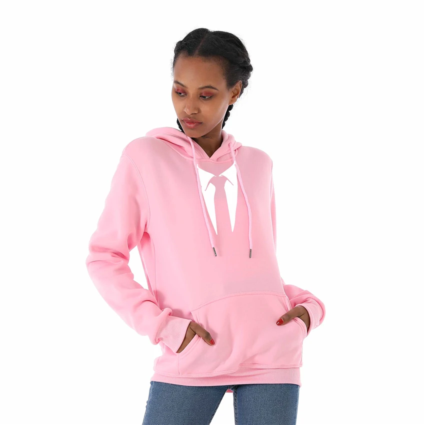 

Spring Brand Hoodies Women Sweatshirts Personality Collar Print Hoodies Long Sleeve High Quality Sweatshirts Ladies Pullovers