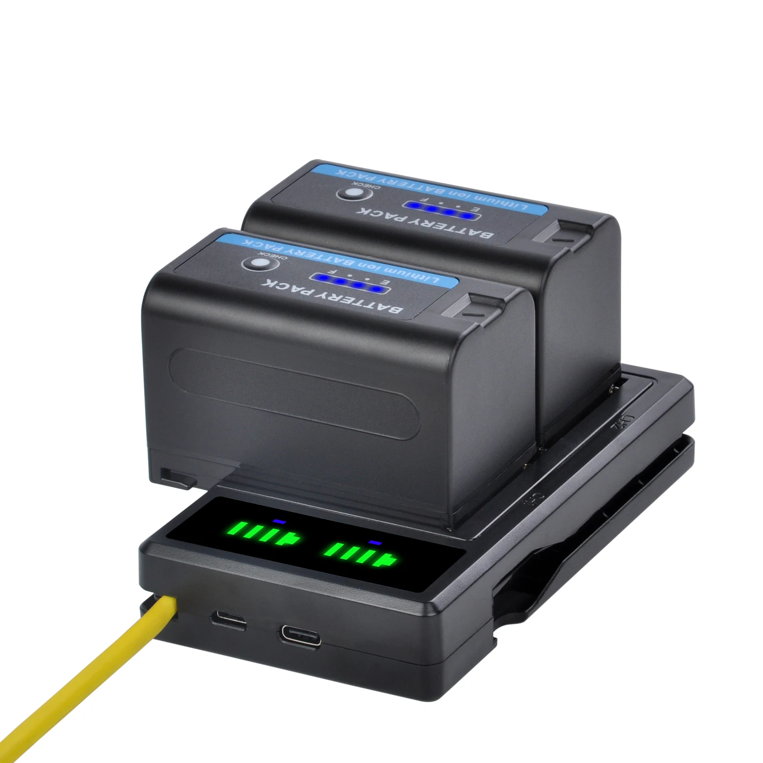 Фотоаккумулятор со светодиодным индикатором и зарядным устройством USB для Sony NP