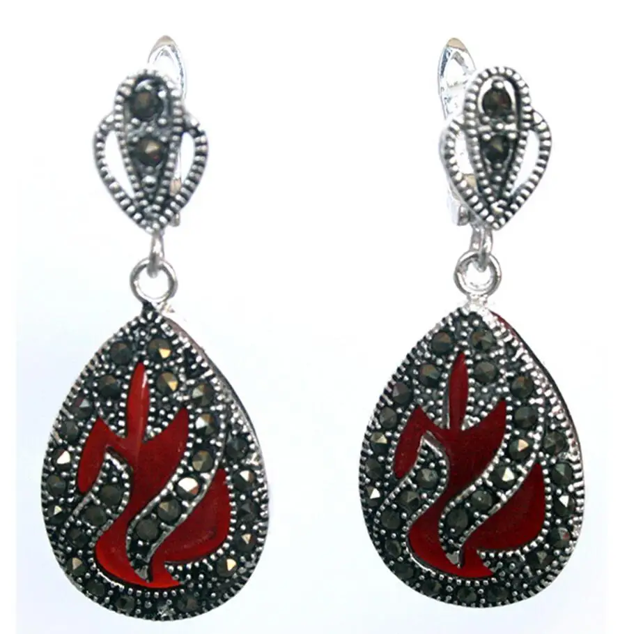 Модные ювелирные изделия бесплатная доставка серьги-подвески из серебра 11/2