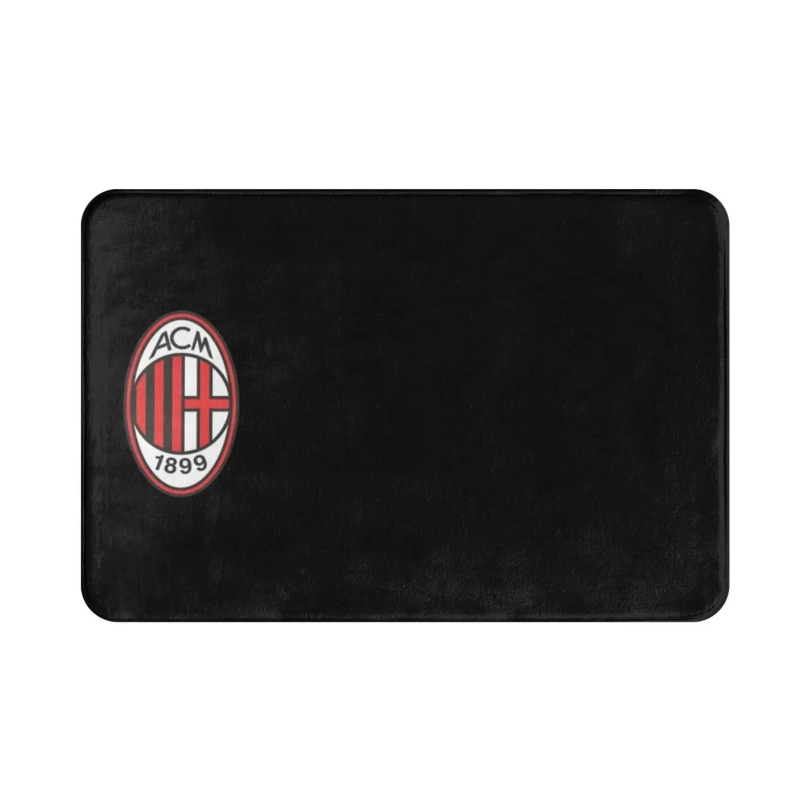 Логотип Rossonero коврик для фанатов подушка мягкий логотип черный футбольный клуб Acm