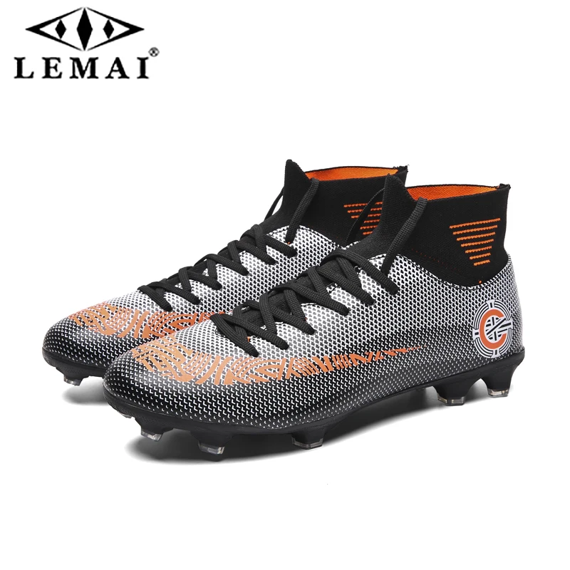Мужская Осенняя обувь для футбола нескользящие бутсы футбольная кроссовки