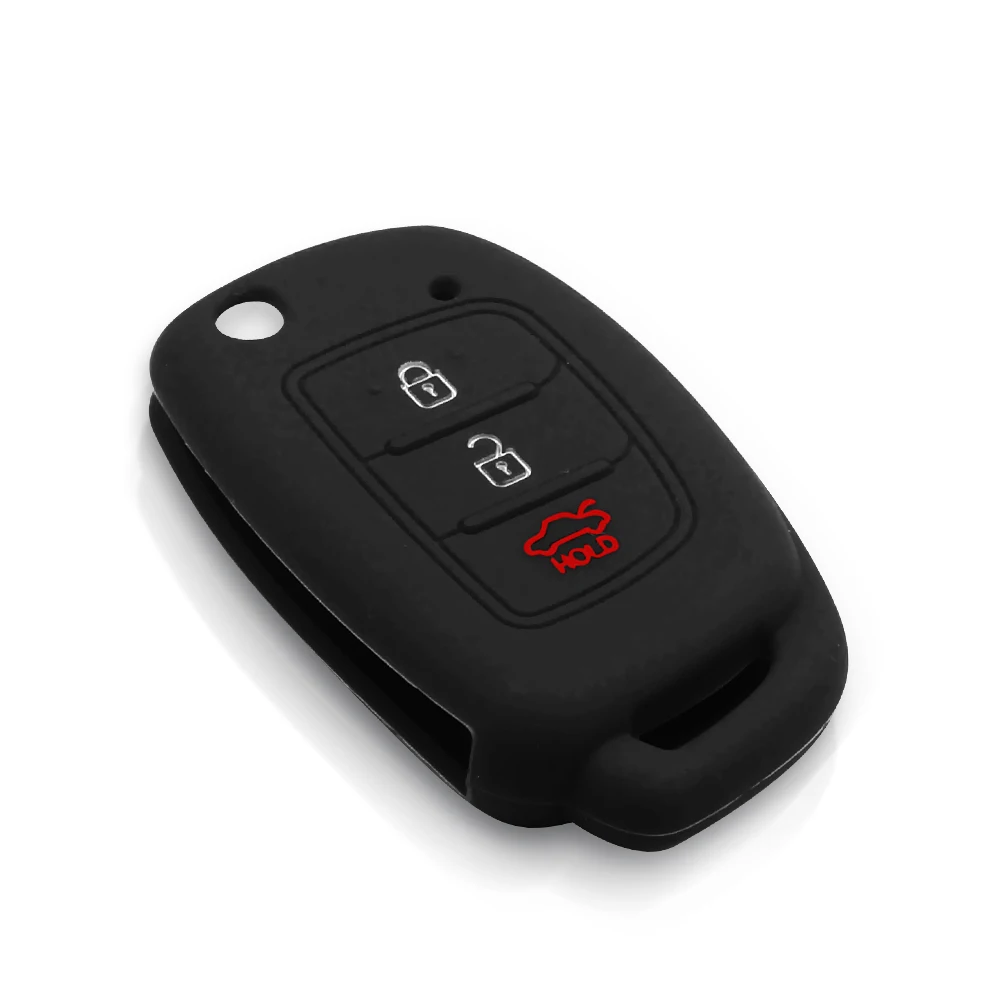 Силиконовый чехол для ключей от машины KEYYOU Hyundai Elantra Tucson i40 i20 i10 iX35 iX45 Creta Santa fe H-1 |