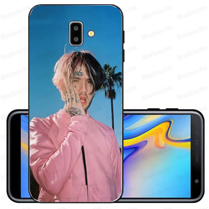 Lil Peep Bo черный ТПУ Мягкий силиконовый чехол для телефона samsung Galaxy j6 plus A6 A8 A9 A10 A30 A50