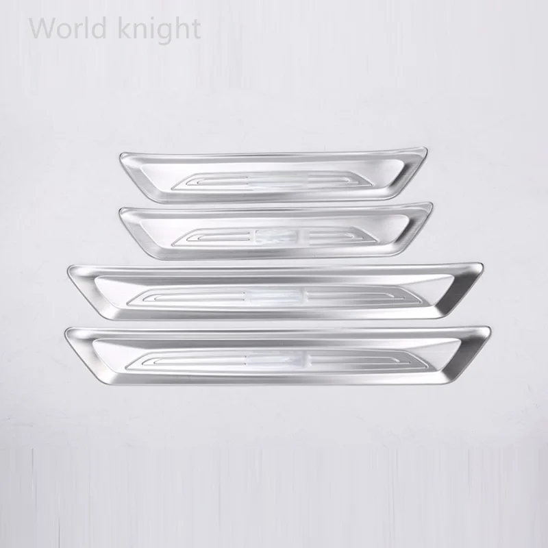 

Stainless Steel Car Outside Door Sill Threshold Protection Plate 4pcs For BMW X1 2016 -- 2019