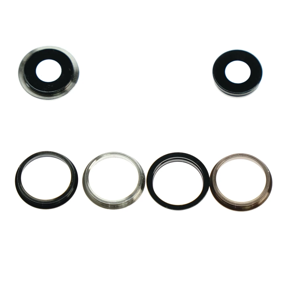 

3PCS Original Back Camera Lens with Frame For iPhone11 pro max 11pro Rear Camera iron Ring Bezel Cover Replacement Parts