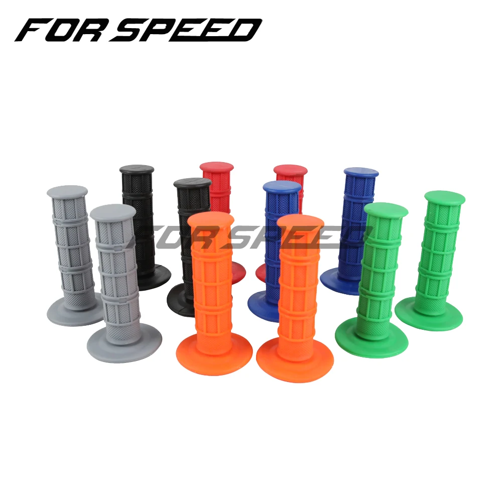 

Cheap Soft Pro Taper Rubbe Handle MX Enduro Grip for Dirt Pit Bike Motocross Motorcycle Split Bicycle Handlebar Hand Grips
