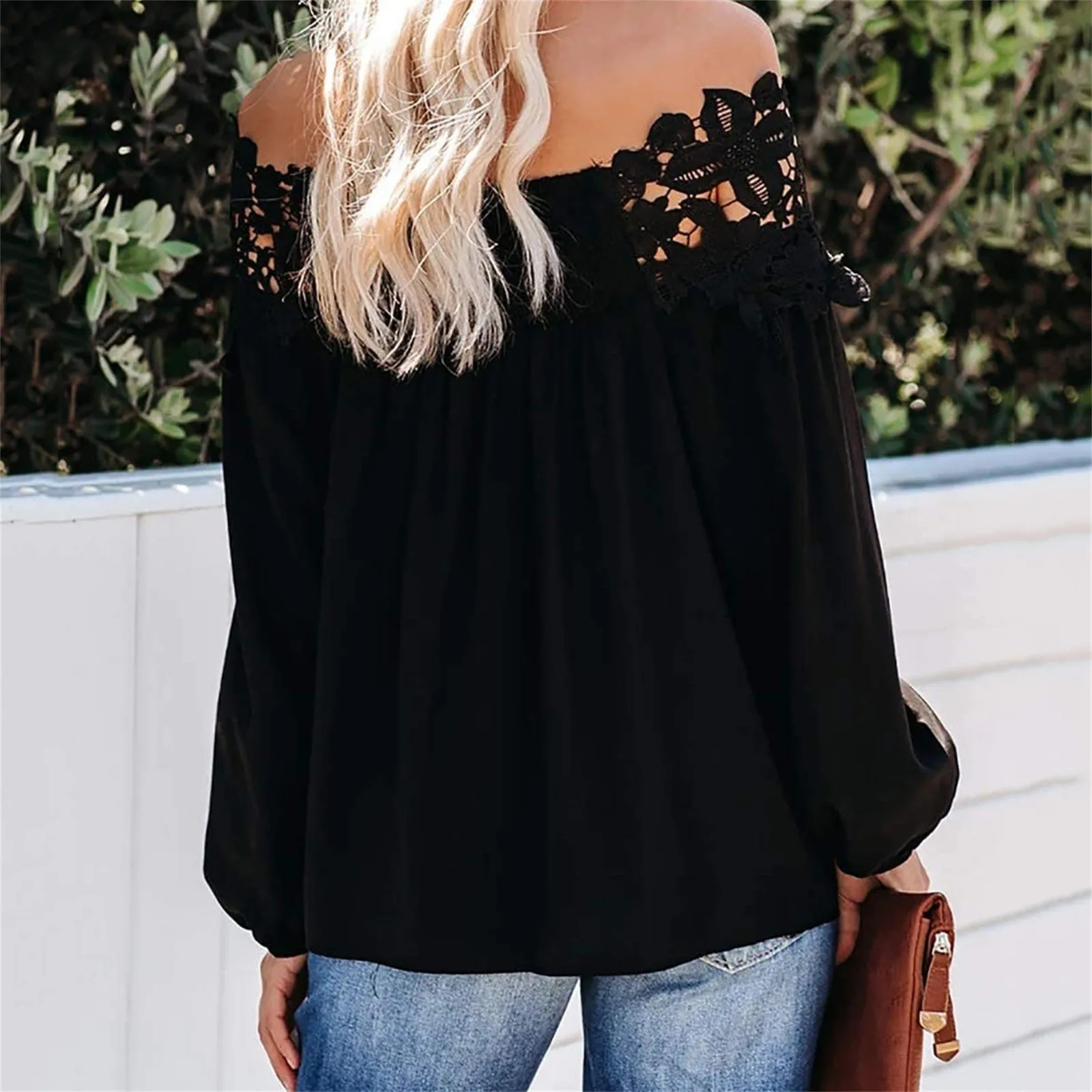 Женская блузка с открытыми плечами повседневный топ коротким рукавом без