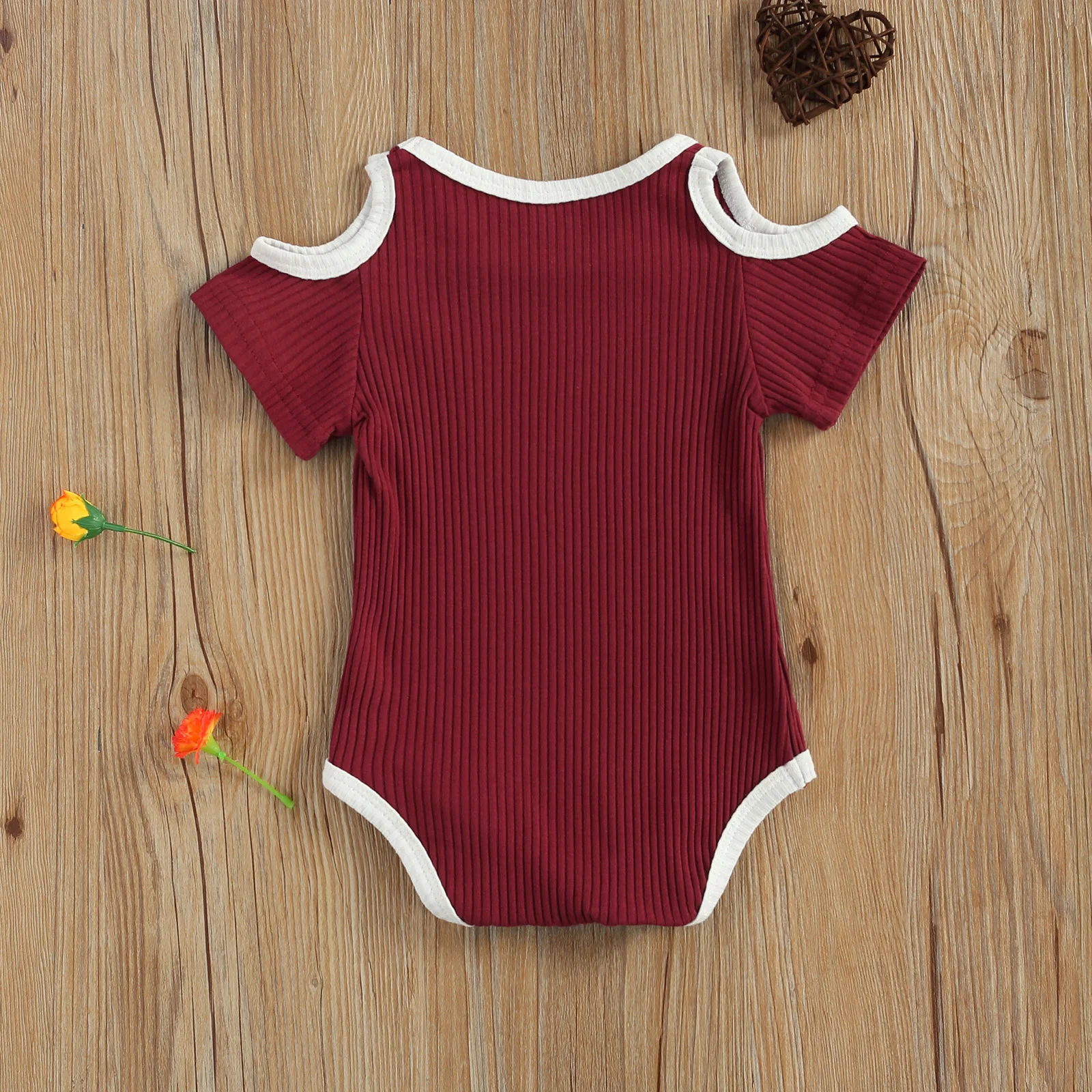 

Baby children's Baby Girl's Romper Round Neck Short Sleeve Bodysuit One-piece Bodysuit