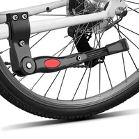 2021 new 1pcs blackwhite adjustable mtb road bicycle kickstand parking rack mountain bike support side kick stand foot brace