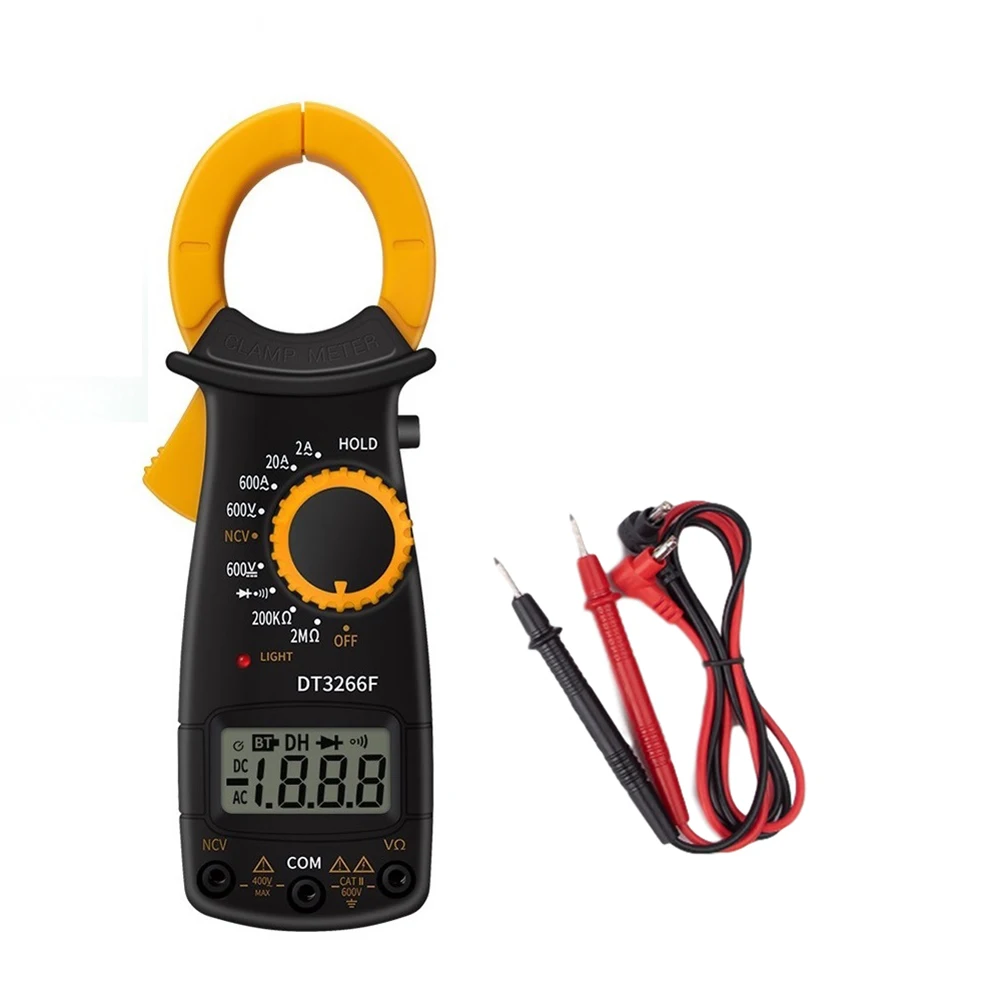 

Heavy Duty Digital Clamp Meter Multimeter Accurate Handheld Multimeter Tester Tester Reliable Multipurpose