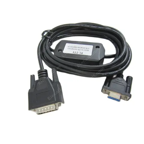 Elecalt RS232 PC-TTY PC к адаптеру TTY программируемый кабель ДЛЯ SIMATIC S5 PLC 6ES5734-1BD20 (DB15) cabo plc