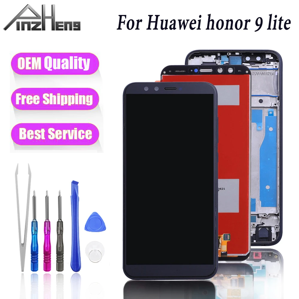 ЖК-дисплей PINZHENG AAAA для Huawei Honor 9 lite сенсорный экран Lite ЖК-экран с дигитайзером и