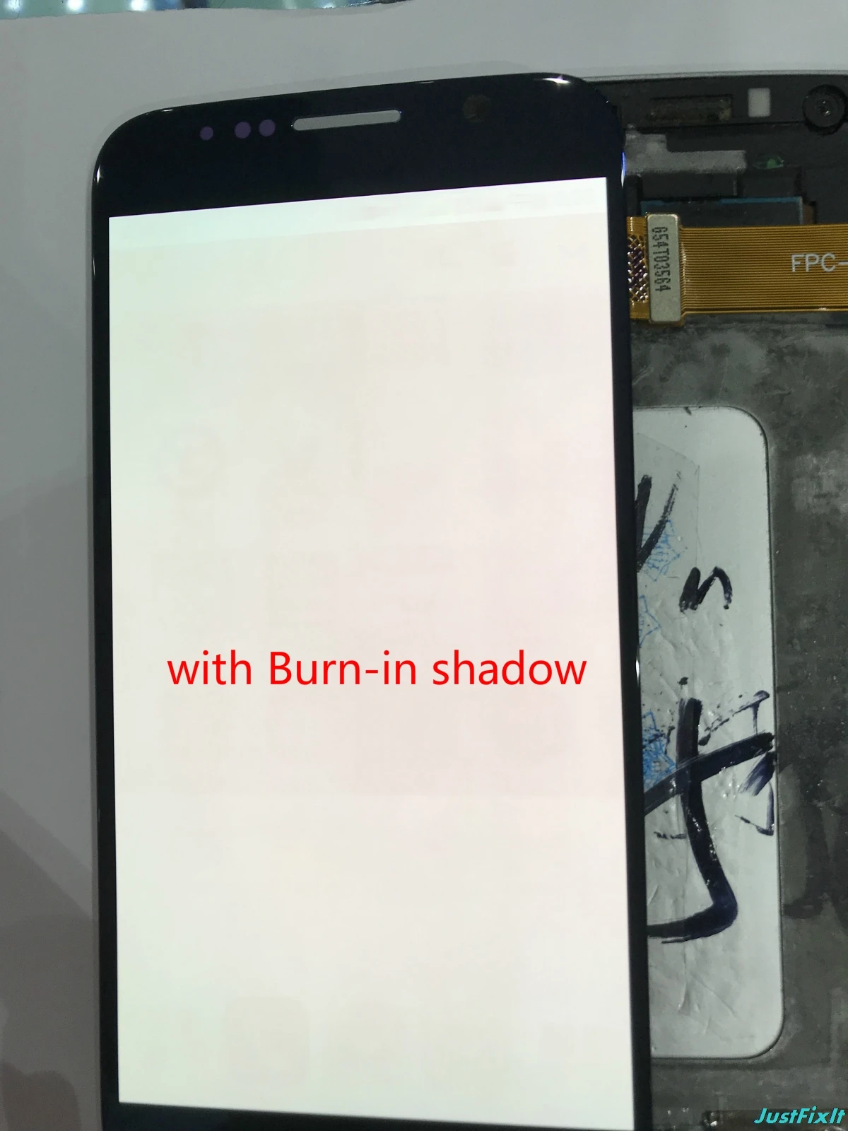 100% Original Tested Burn-in shadow Screen Digitizer Assembly+Front frame for Samsung Galaxy S6 G920F Lcd | Мобильные телефоны и