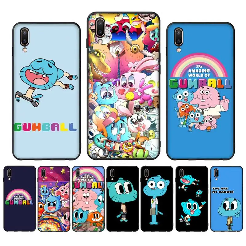 

The Amazing World Gumball gumball Phone Case Case For Oppo Reno Realme C3 6Pro Cover For vivo Y91C Y17 Y19 Funda Capa