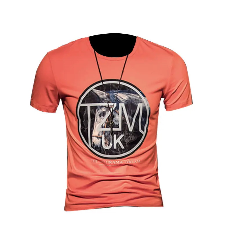 

Top T-shirt Oversized T-shirt 2020 Summer Men's Short Sleeve T-shirt Half Sleeve Base Shirt Print Round Neck Slim Sleeve Style