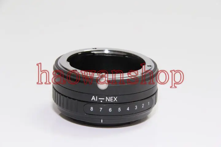 

Кольцо наклонный адаптер г. Для крепления объектива Nikon F к креплению sony E NEX3/5/6/7 a7 a7s a7r2 a7m3 a7r4 a9 a6400 a6000 a6300 a6500