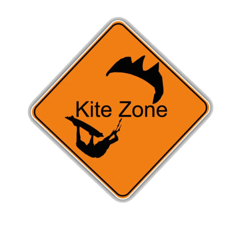 

Забавный Водонепроницаемый воздушный змей, значок зоны, PVC наклейка на машину, мотоцикл, автомобильная наклейка, украшение для автомобиля