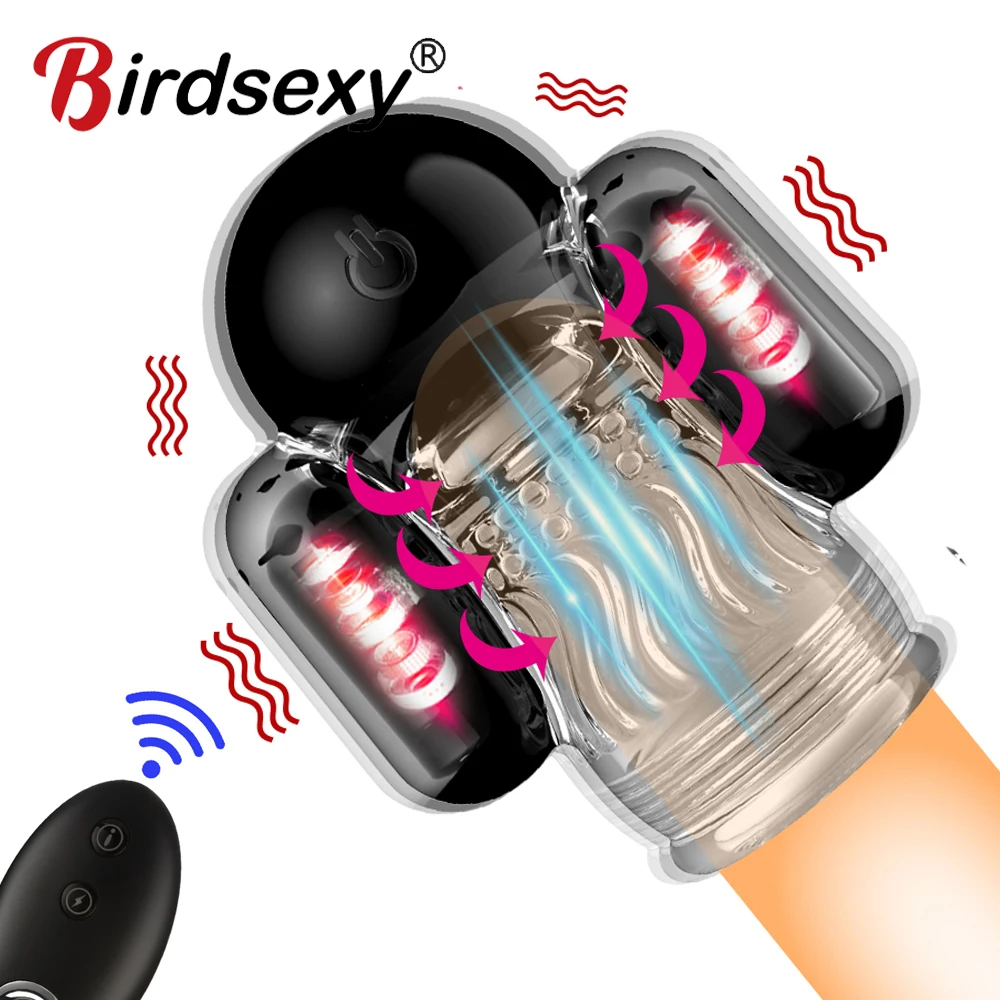 Glans Вибраторы Мужская мастурбация взрослые секс игрушки для мужчин тренажер