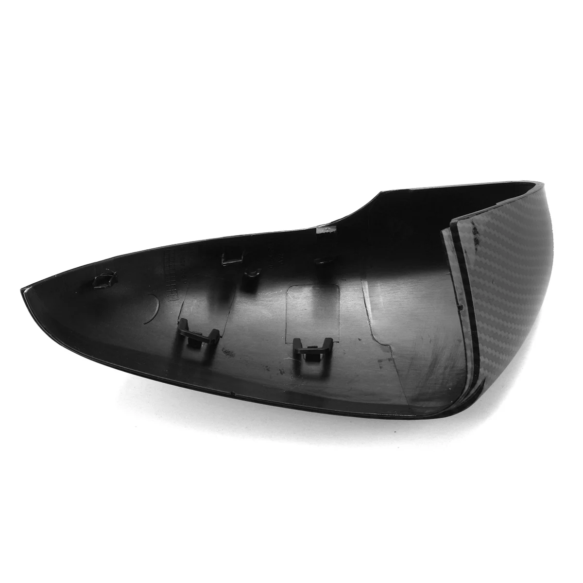 

2PCS Rearview Mirror Carbon Fiber Grain Mirror Cover forVolkswagen Golf 6 MK6 09-12 for Passat B7