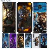 silicone cover rockets raccoon marvel for xiaomi redmi note 10 10s 9 9s pro max 9t 8t 8 7 6 5 pro 5a 4x 4 phone case