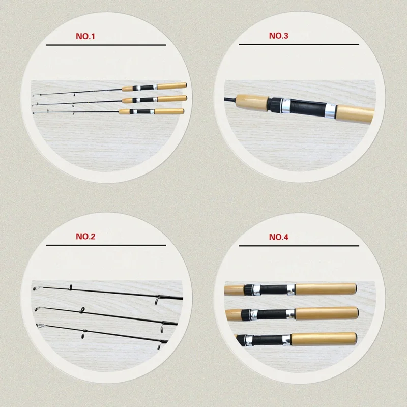 Металлическая катушка для зимней рыбалки мини Гибкая эластичная карбоновая