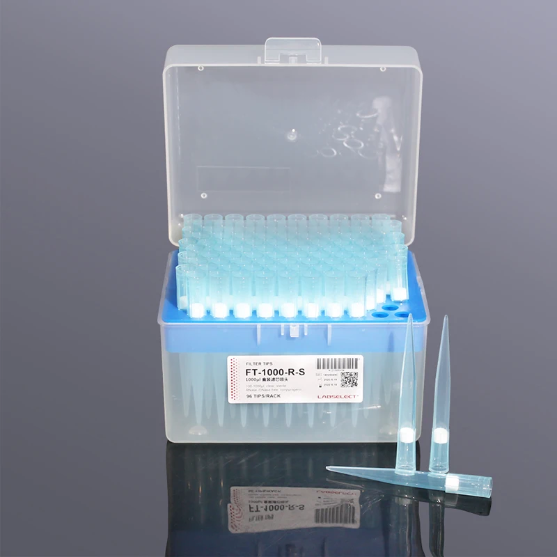 LABSELECT FT 1000 R S 1000μl наконечники с фильтром 100 шт./упак. асептической упаковки DNase и