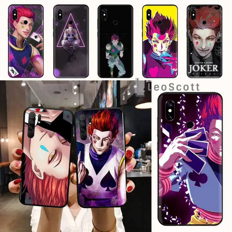

Hunter X Hunter Anime Hisoka Phone Case For Xiaomi Redmi note 7 8 9 t max3 s 10 pro lite funda shell coque cover