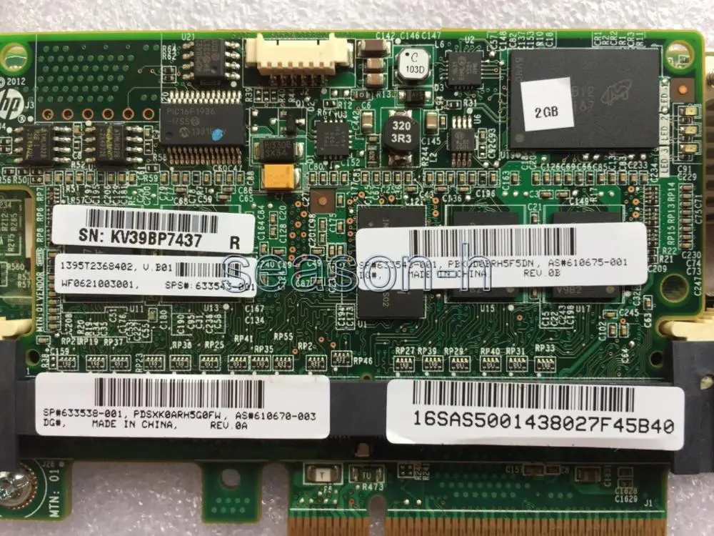 

HP Smart Array P420 RAID-Controller 6G SAS - 2G Cache.