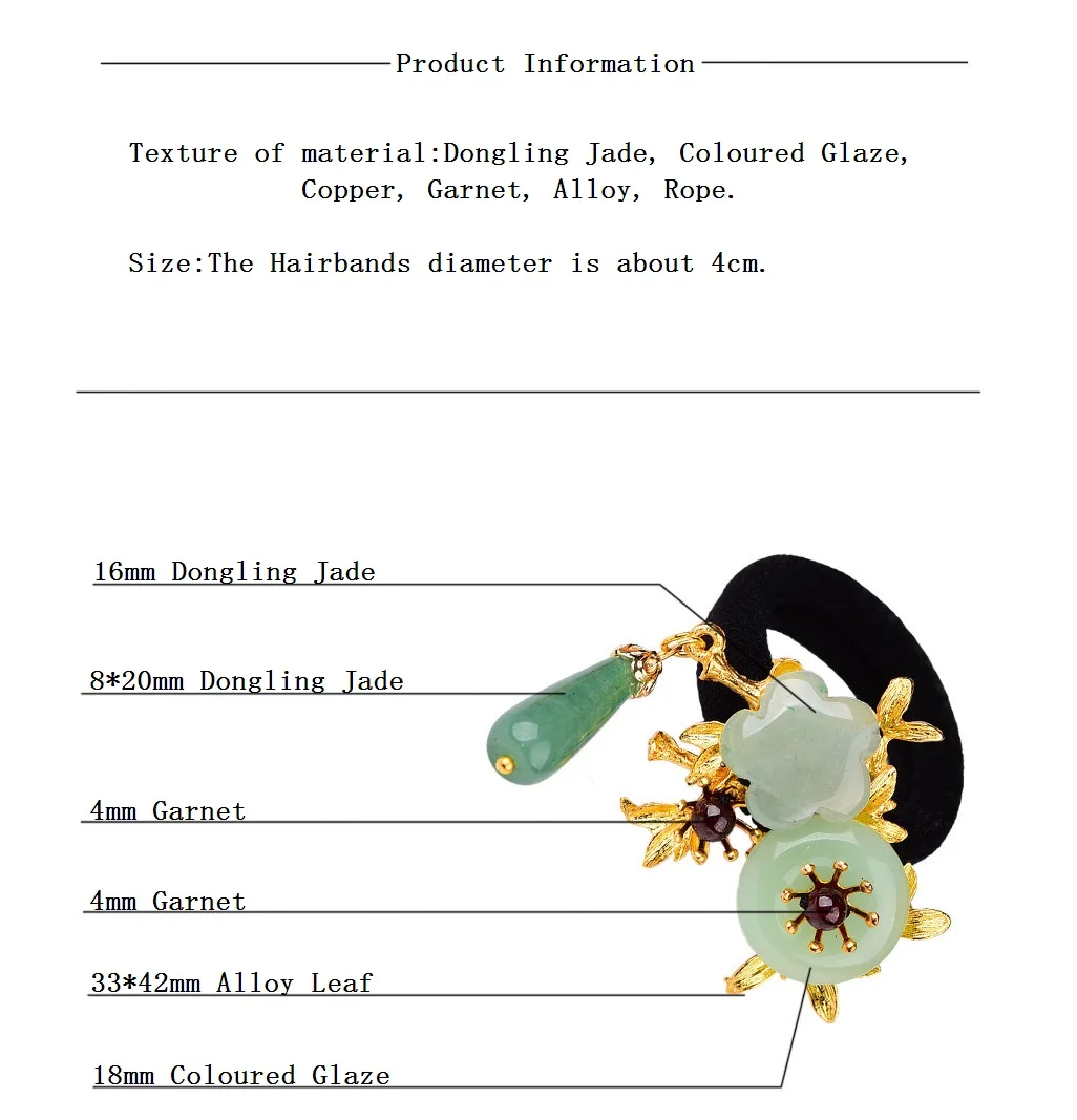 Китайская шикарная плетеная веревка для головы высокая эластичная лента волос