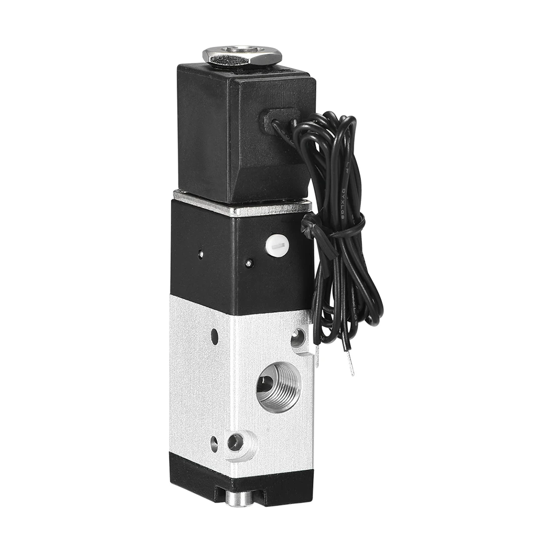 

uxcell 1pc 3V110-06 Air NC Single Electrical Solenoid Valve DC 24V 3 Way 2 Position 1/8" PT Internally Piloted Acting Type