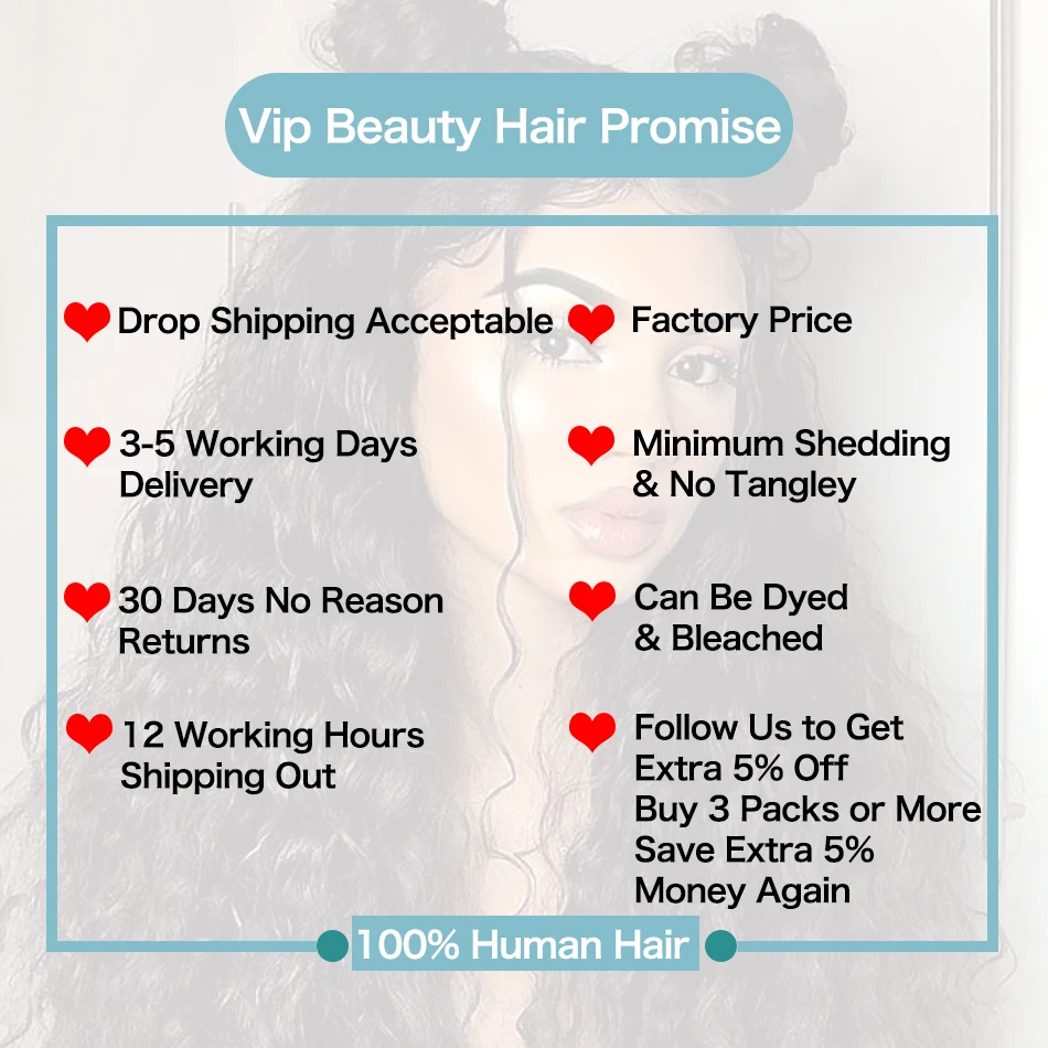 VIPBEAUTY пучки вьющихся волос с закрытием перуанские волосы 4 пучка м Remy 100%