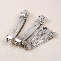 10pcs french barrette style spring hair clips automatic clip blank width settings for diy jewelry making bow hairpins supplies