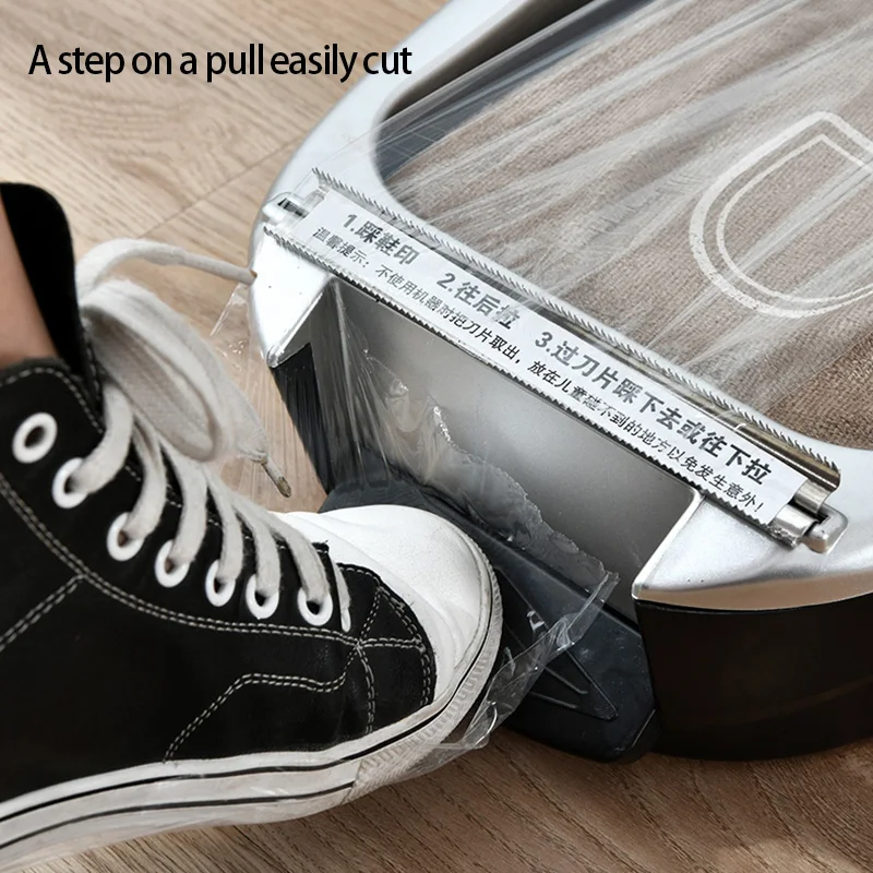 M&aacute;quina de cubierta de zapatos para el hogar, molde autom&aacute;tico para zapatos, desechable, inteligente, para interior, promoci&oacute;n de liquidaci&oacute;n-4