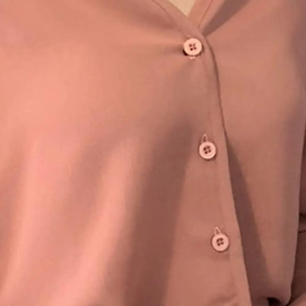 

Vintage V-Neck Single Breasted Shirt Top For Women Long Sleeve Solid Color Loose Wild Bottoming New 2020 Spring Button Shirts#C3