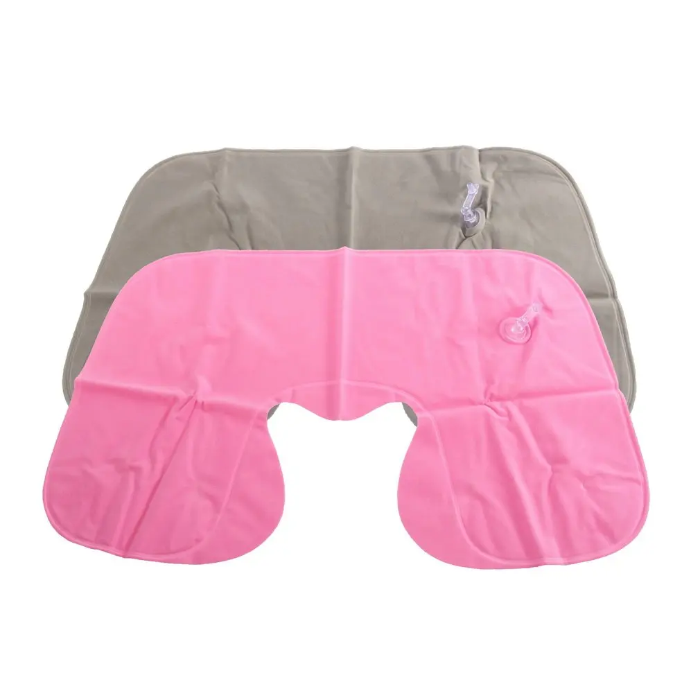 

2020 New Inflatable Pillow Air Cushion Neck Rest U-Shaped Compact Plane Flight Travel Pillows Home Textile Drop Shipping