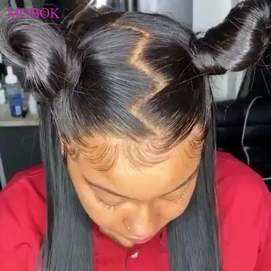 Волосы Remy прямые 6*6 дюймов натуральные швейцарские 130% густоты|Парик из