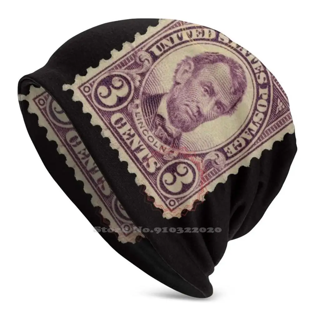 

Abraham Lincoln Postage T-Shirts Cycling Skiing Outdoor Cap Unisex Abraham Lincoln United States Postage Philately Postage
