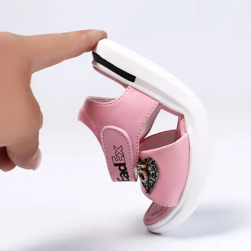 JUSTSL сандалии для девочек 2020 новые студенческие летние детские повседневные