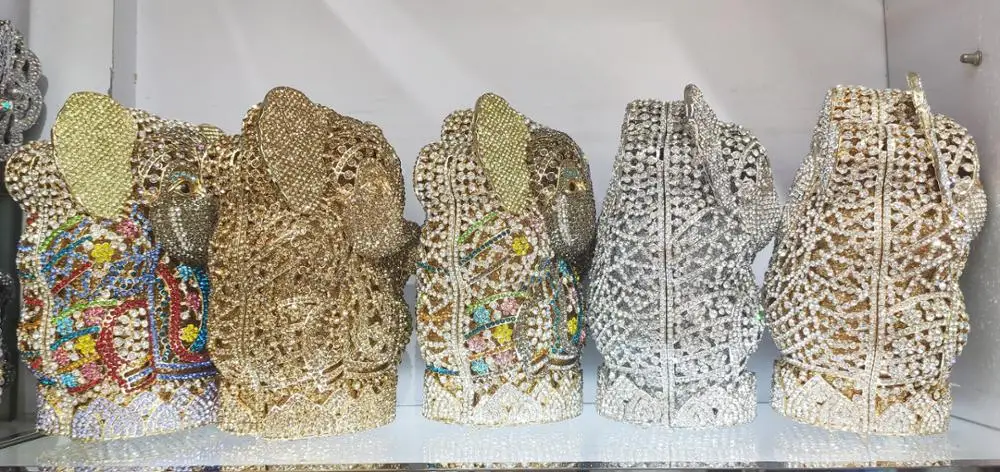 Блестящие Роскошные вечерние сумки с кристаллами дизайнерские сумки-клатчи в