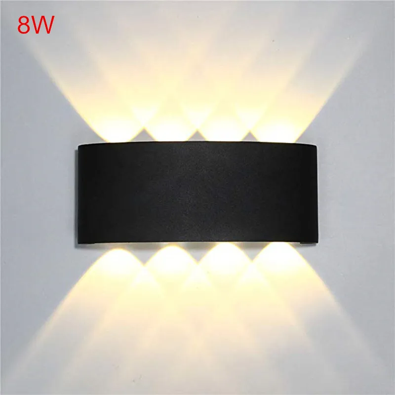 

12pcs 8W LED Wall Lamps AC100V/220V Aluminum Decorate Wall Sconce bedroom LED Wall LightIndoor and Outdoor Decoration