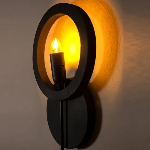 Деревянное настенное бра Moon, стильная декоративная лампа для внутреннего освещения от AliExpress RU&CIS NEW