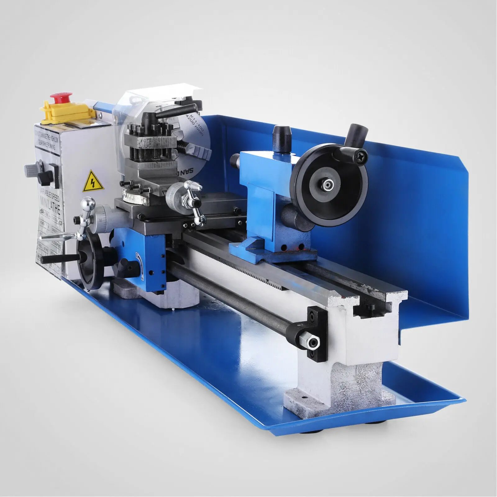 Digital 14" Steel Metal Working 550W Mini Lathe Machine 100mm Chuck 7x14 inch With Accessory Package | Инструменты