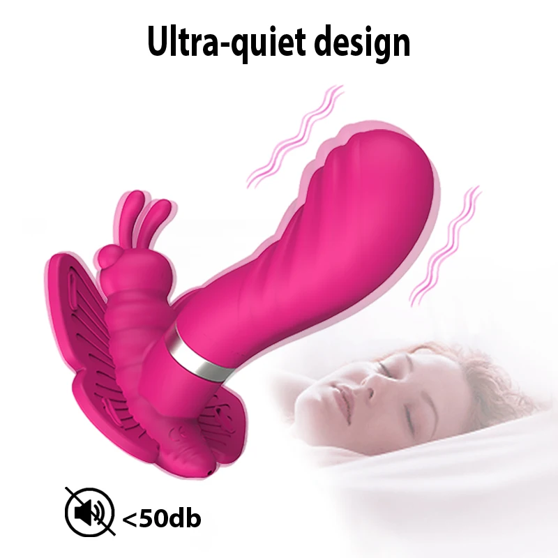 Вибратор-бабочка для женщин вращающийся фаллоимитатор 10 скоростей интимные