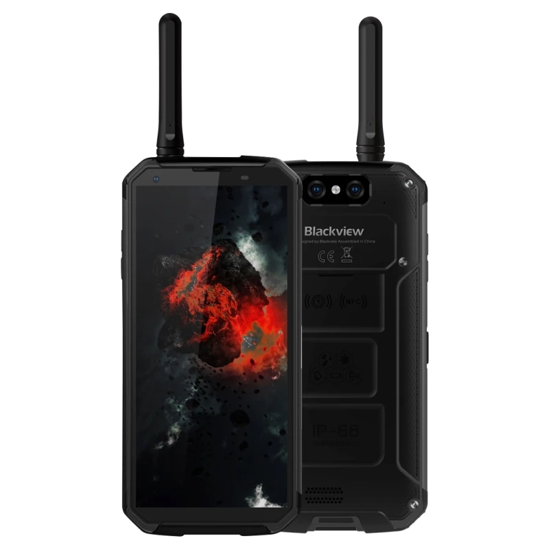 Blackview BV9500 Pro IP68 водонепроницаемый прочный смартфон 6 ГБ+ 128 Гб 5," Восьмиядерный рация 10000 мАч отпечаток пальца телефон nfc