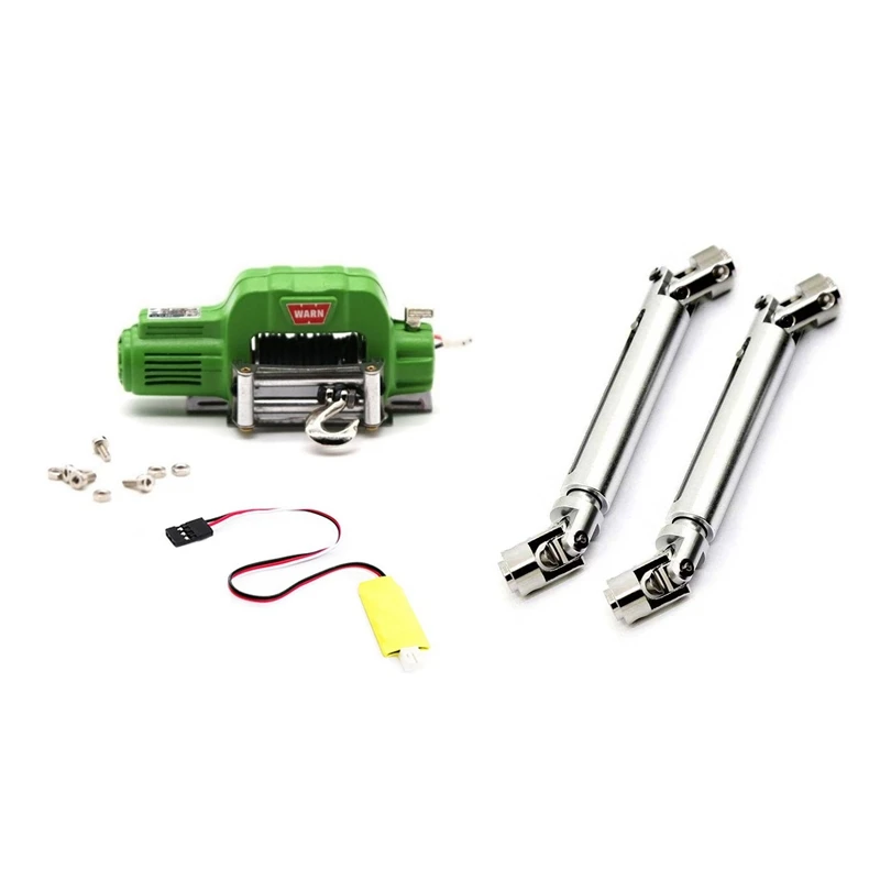 

Автоматическая лебедка и 3-канальная линия управления с 2 средними приводными валами для радиоуправляемого автомобиля 1/10 HSP SCX10 D90 94180 RGT18000