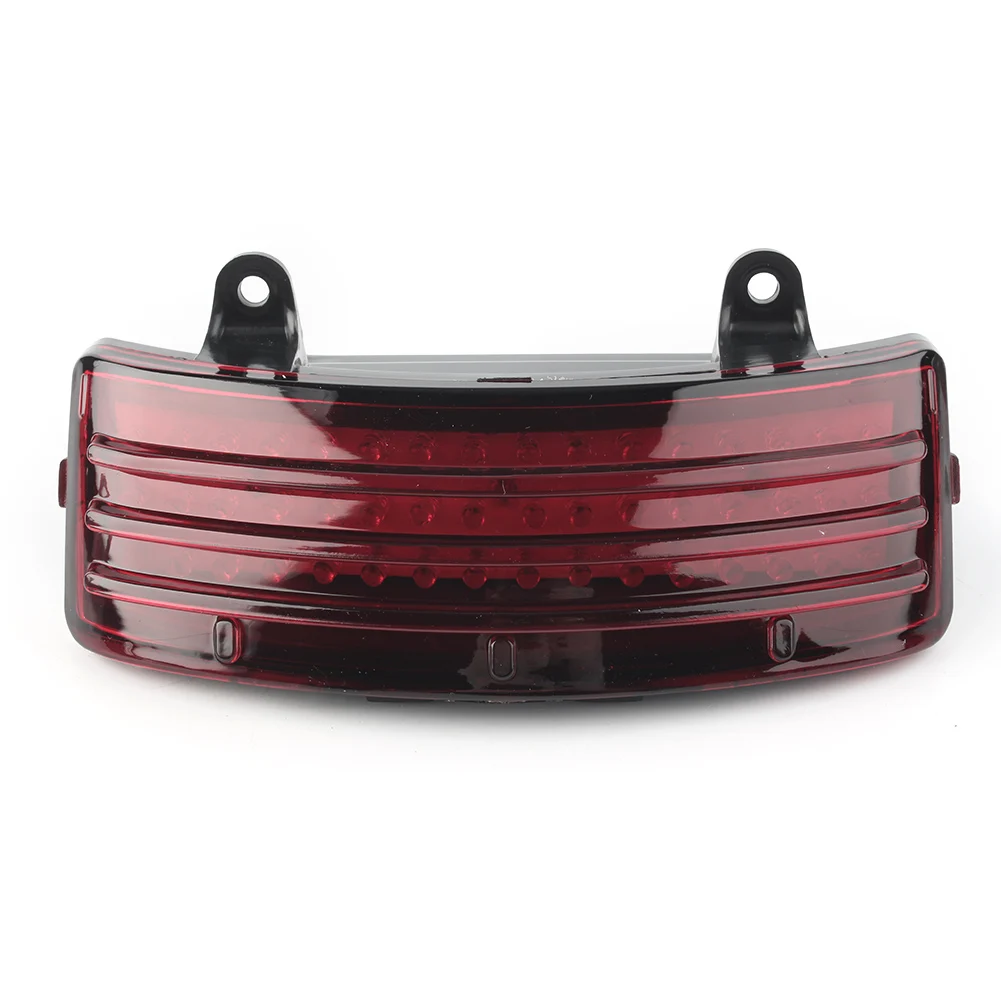

Red Motorcycle Rear Fender Tip Tri-Bar LED Tail Light For Harley Street Glide 2014-2018 & Road Glide 2015-2018