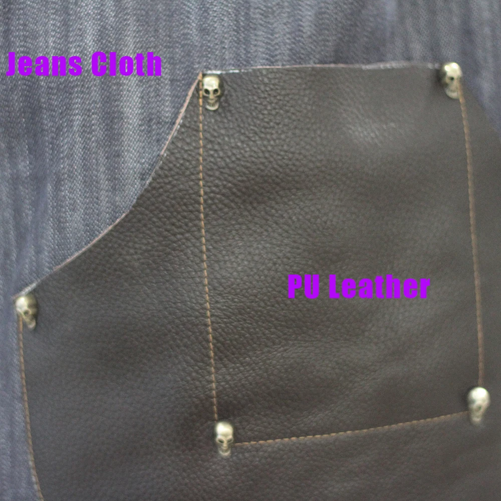 Фартук для татуировок ручной работы фартук подвесной вырез и пояс легко носить с