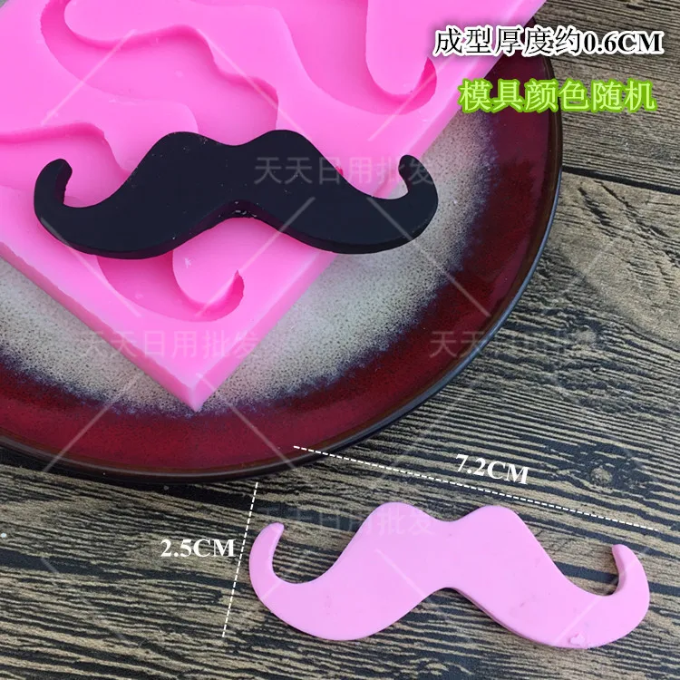 Силиконовая форма для губ и усов помадки инструменты украшения тортов предмет