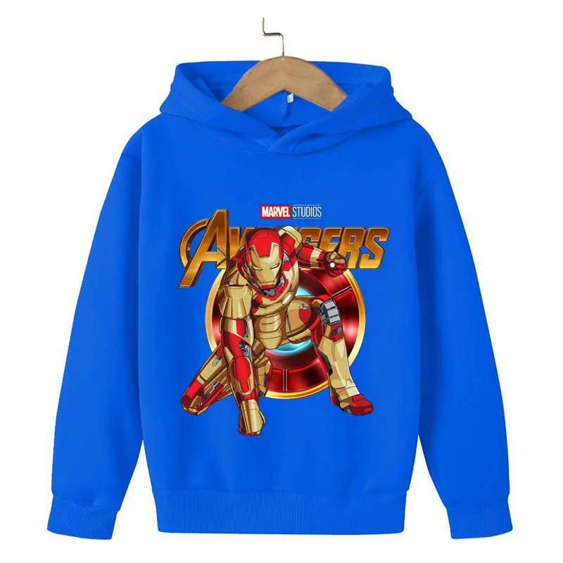 

lron- Man Kids sweatshirt Children's clothing boy hoodies Oversize sweatshirt anime clothes kawaii cosplay Jackets for boys